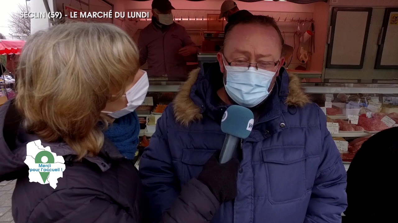 Merci pour l'accueil au marché de Seclin