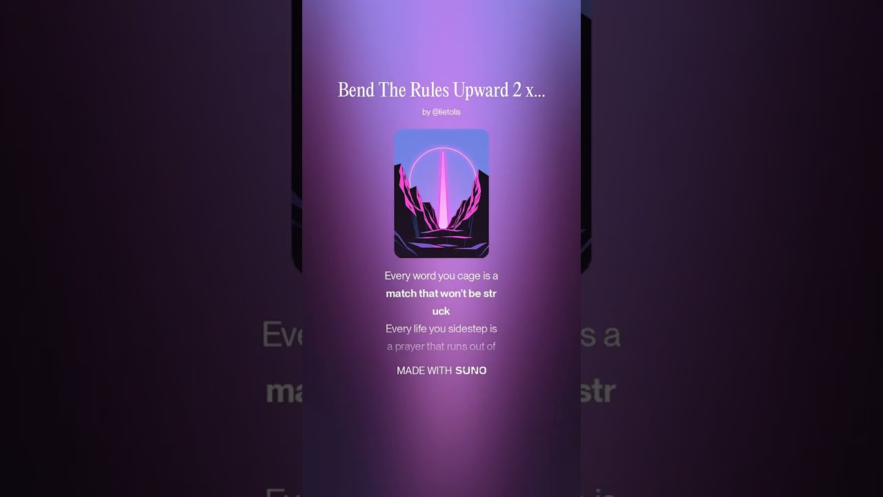 Bend The Rules Upward 2 x Bend Your Own Rules 2 Mashup 2