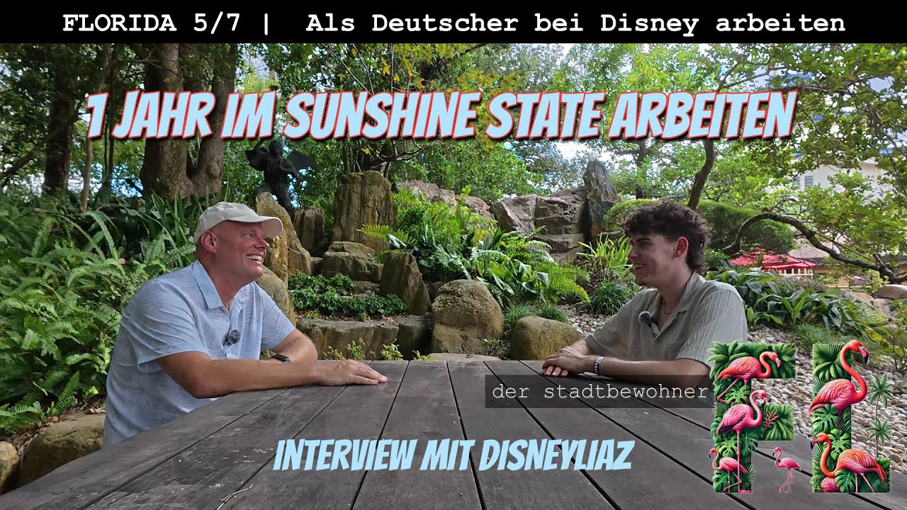 Als Deutscher bei Disney arbeiten - Interview mit Disneyliaz ::: Florida 2024 | E05
