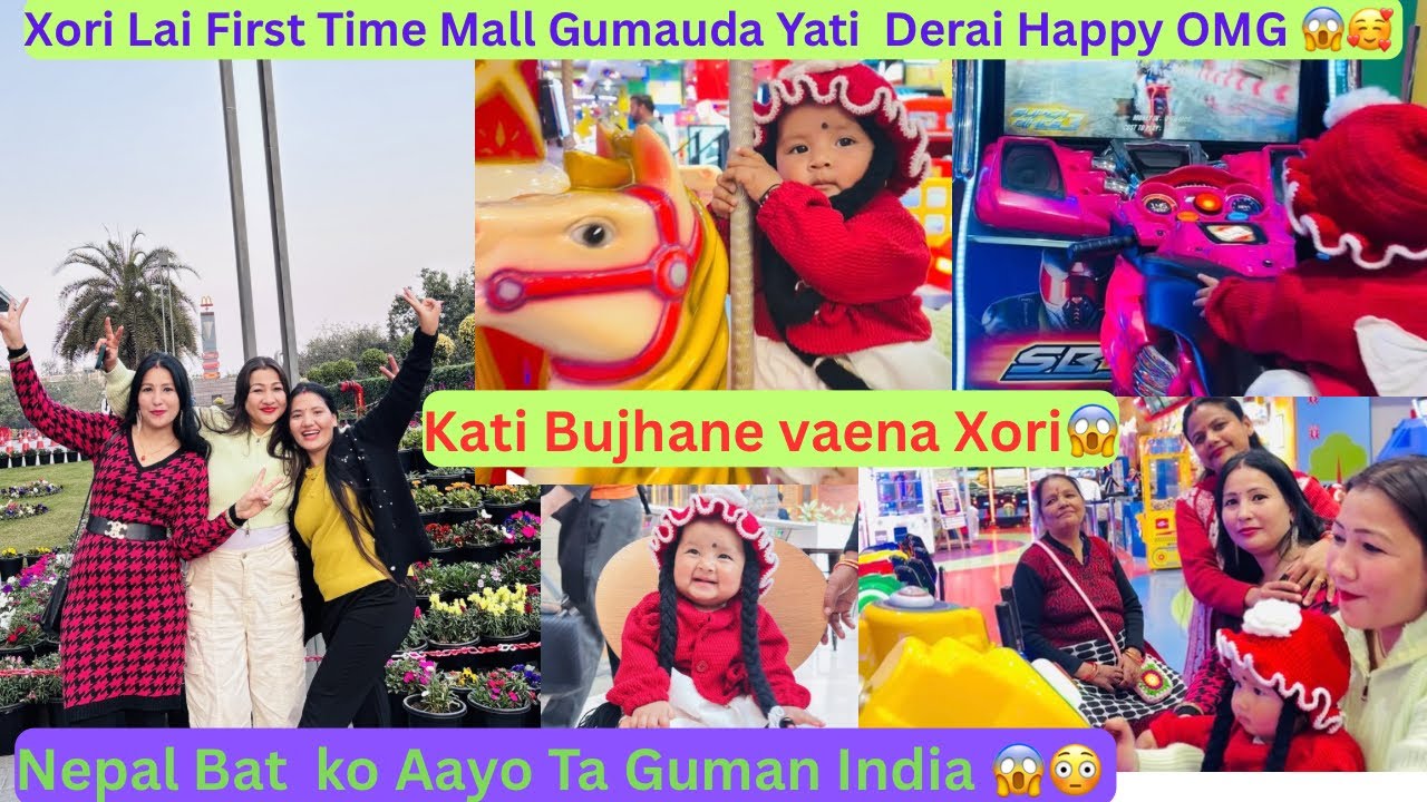 Xori  Lai First Time India 🇮🇳 Vegas Mall  Gumaudai Yati  Derai Happy bhaena  Xori 😱🥰🫶🤗OMG 😱😱😳