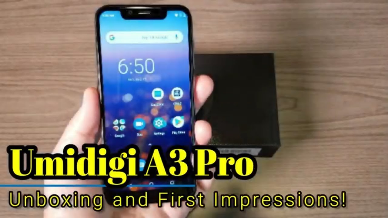 Umidigi A3 Pro - Unboxing and First Impressions.  Under $100!