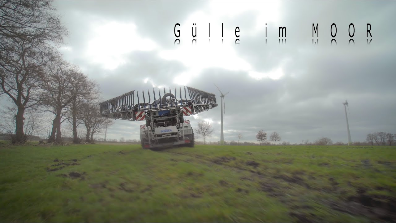 GÜLLE im MOOR - Lohnbetrieb Hilmar Thomßen im Einsatz | 4K