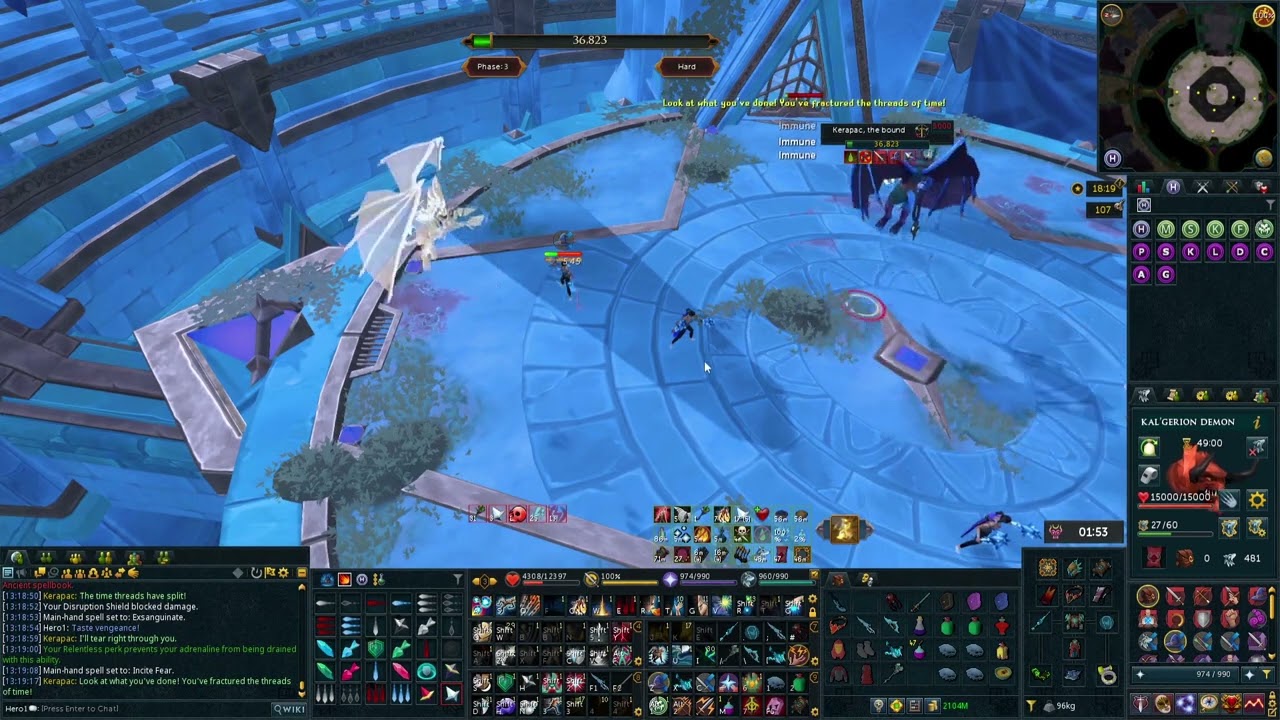 Full Hour of Hardmode Kerapac (Mage/Melee Hybrid) | Pre-FSOA change