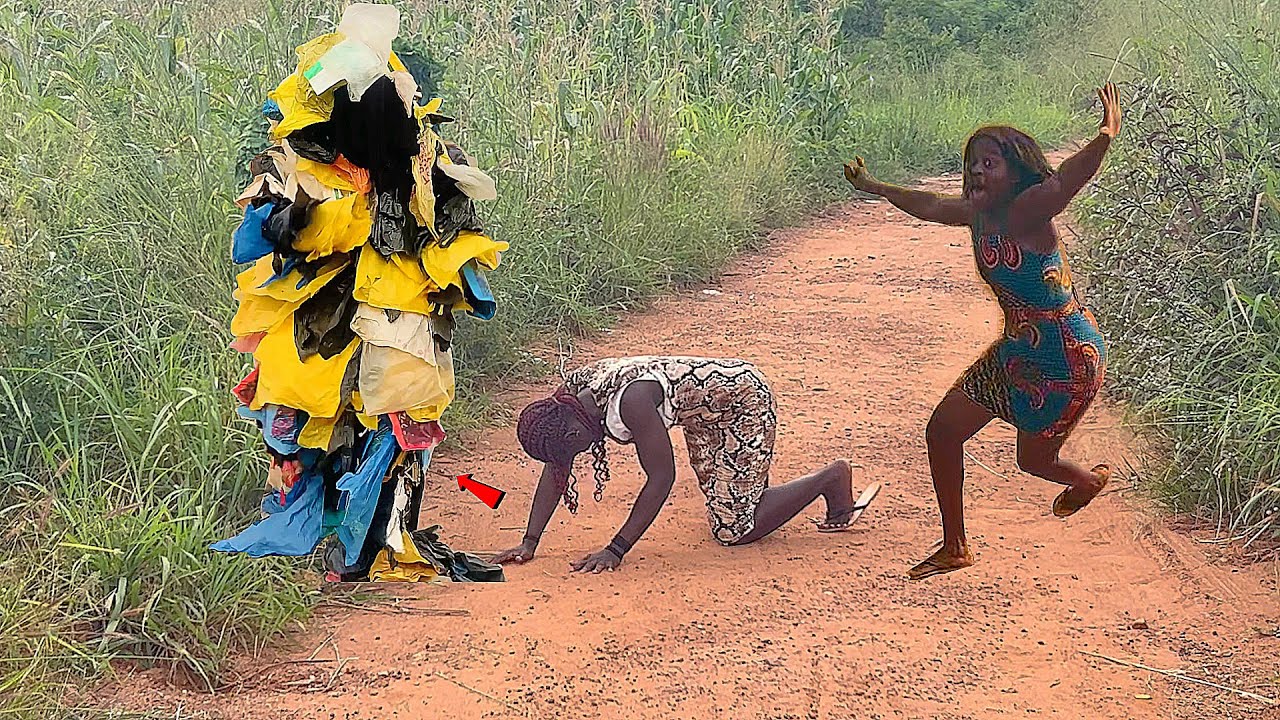 She Nearly Fainted from the SCARE! Bushman Prank! Trashman Prank!