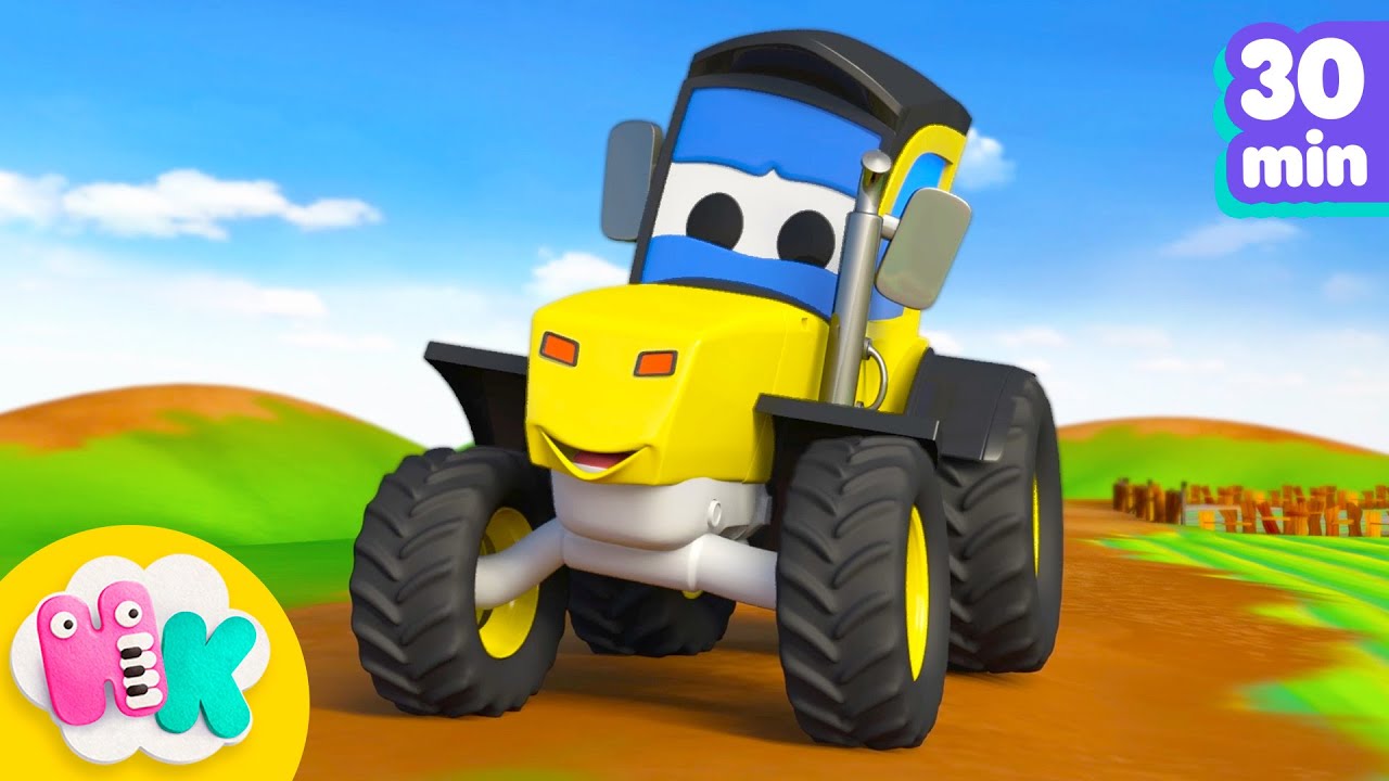 The yellow Tractor 🚜 Farm Song for Kids | HeyKids Nursery Rhymes | Animaj Kids