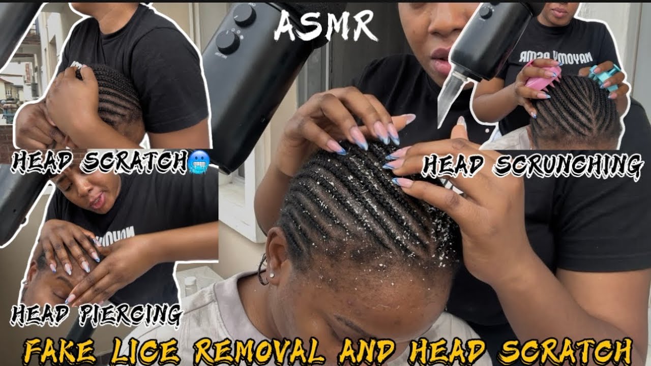 FAKE LICE REMOVAL AND INTENSE HEAD SCRATCH MASSAGE