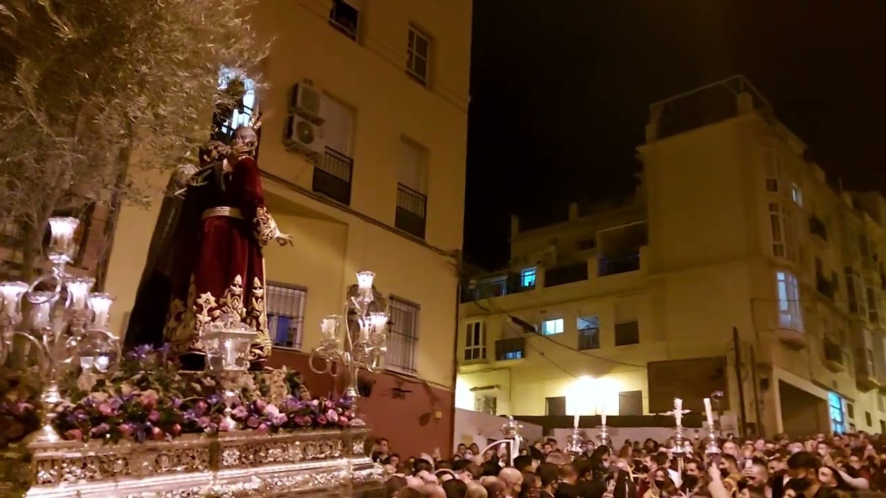 Prendimiento vía crucis  Magno Málaga 2022 calle Carrión