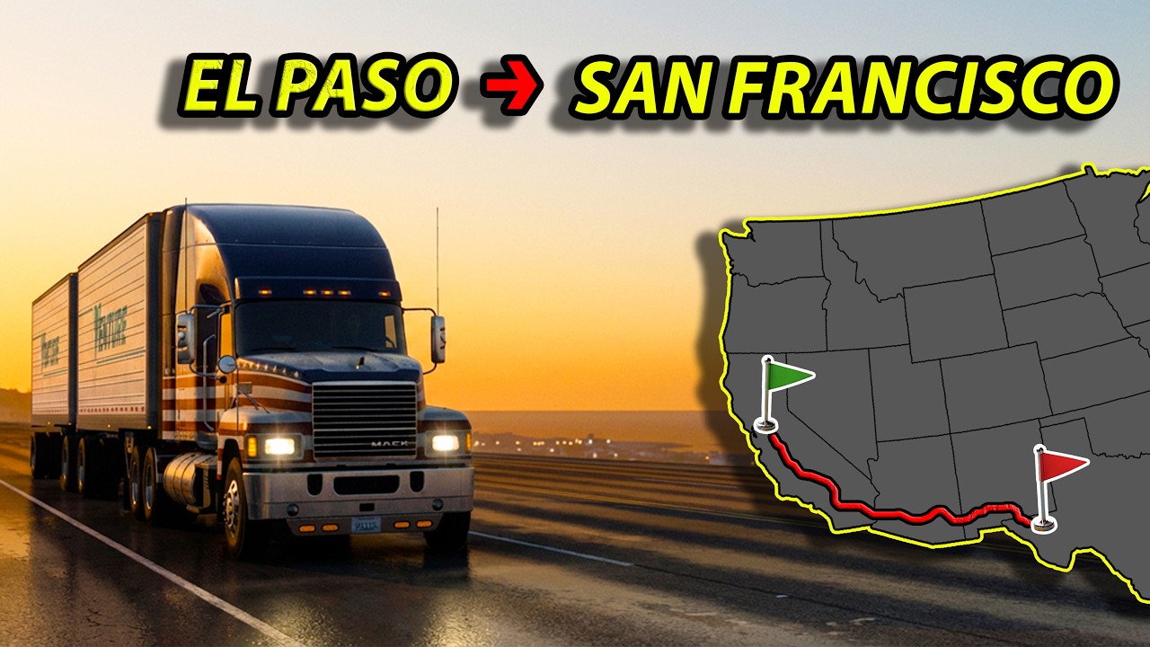 El Paso to San Francisco: The Ultimate West Coast Run! | American Truck Simulator