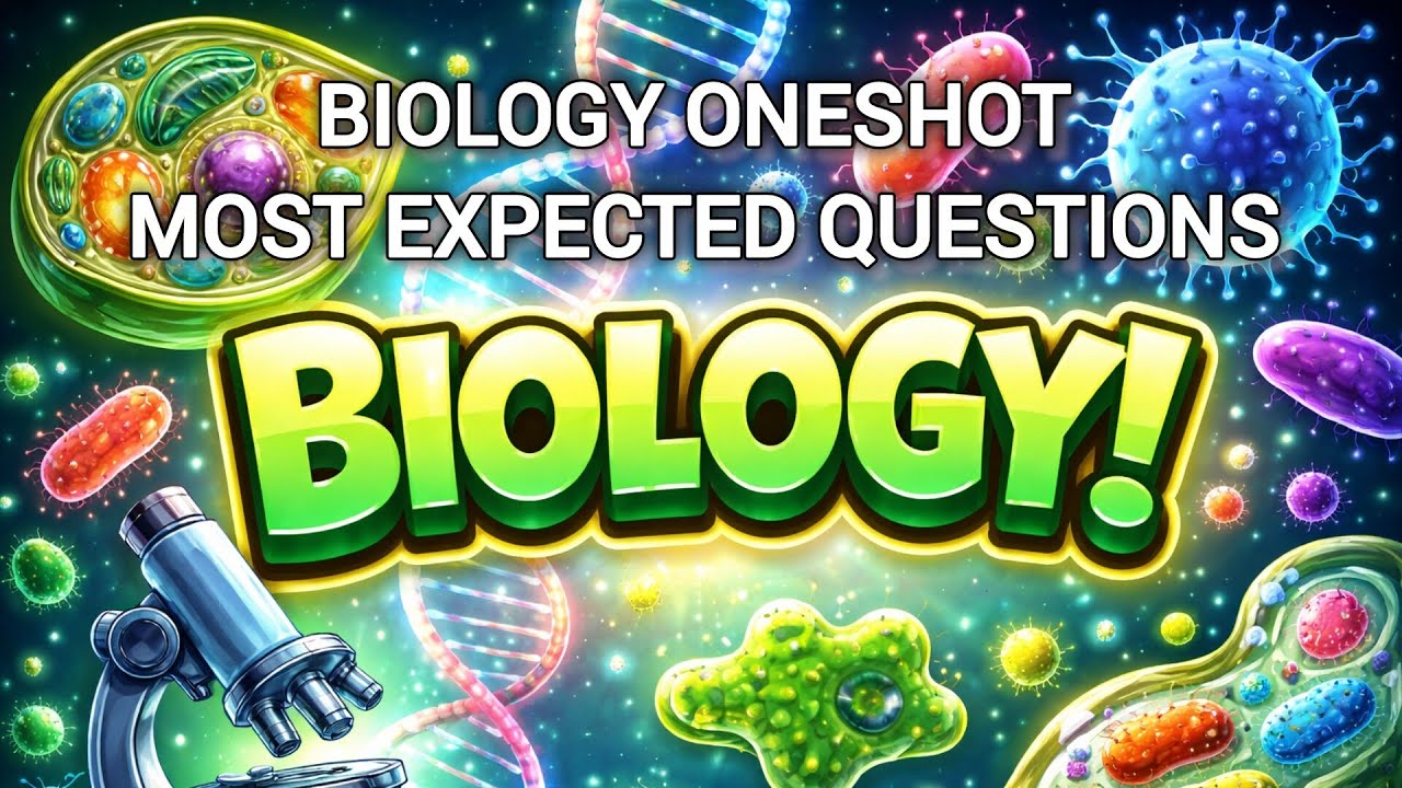 BIOLOGY ONESHOT  EXAM GARANTEED QUESTIONS 💥 #mcq #biology 
