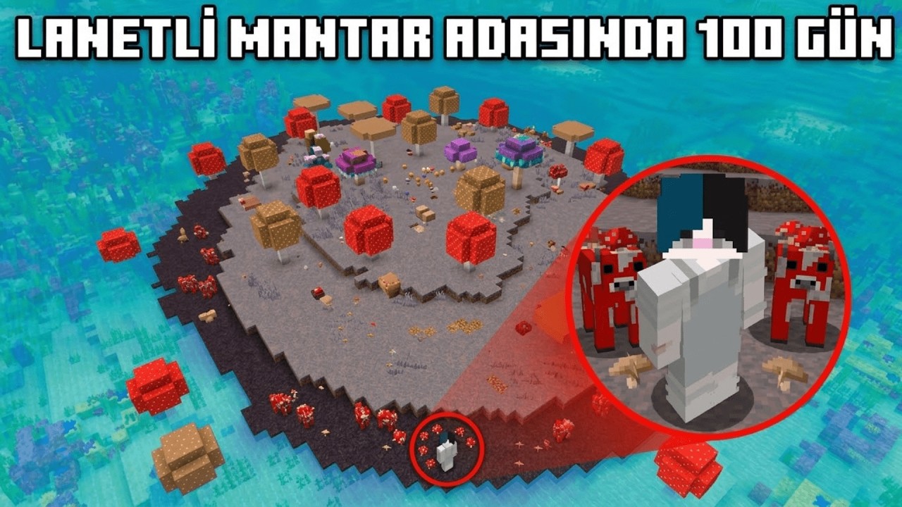 Minecraft Hardcore EN LANETLİ Seedinde 100 GÜN!