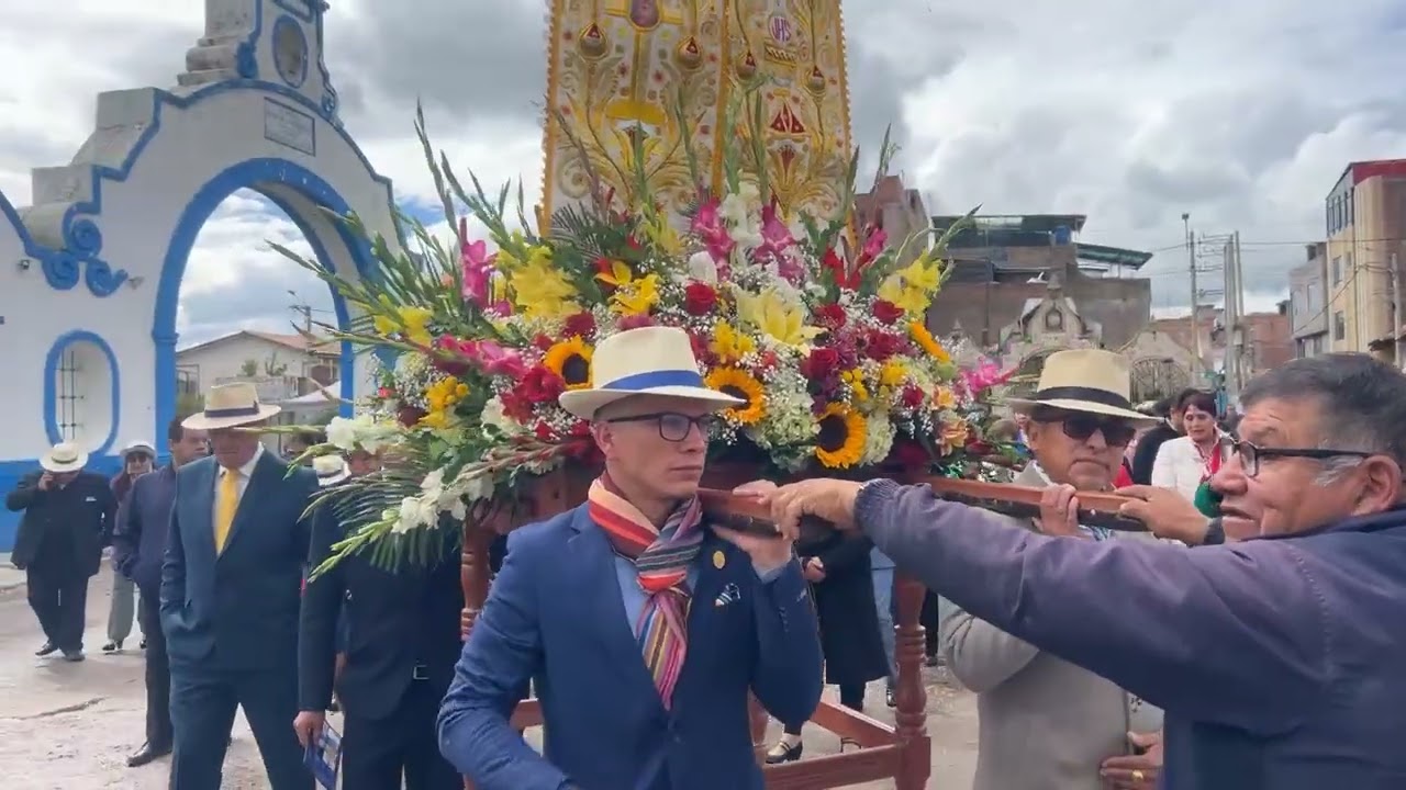 Procesión de la santísima cruz del señor de la libertad Jauja peru 2026
