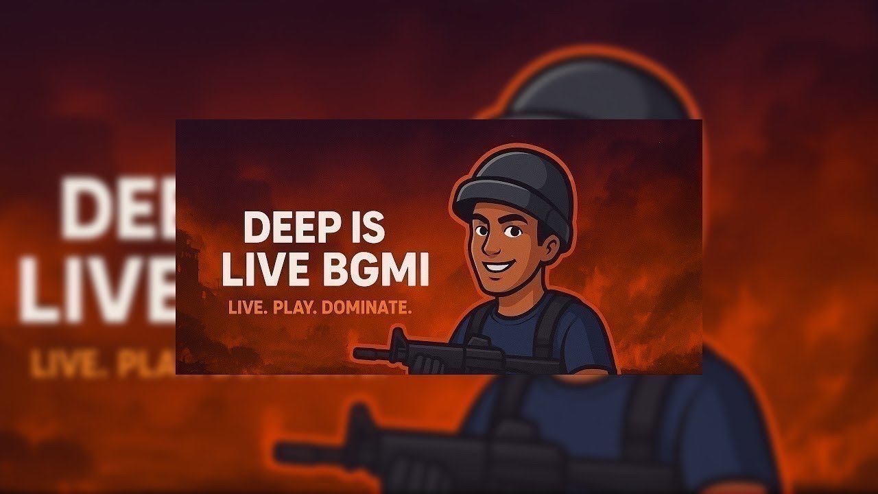 Live streaming of Deep is Live BGMI