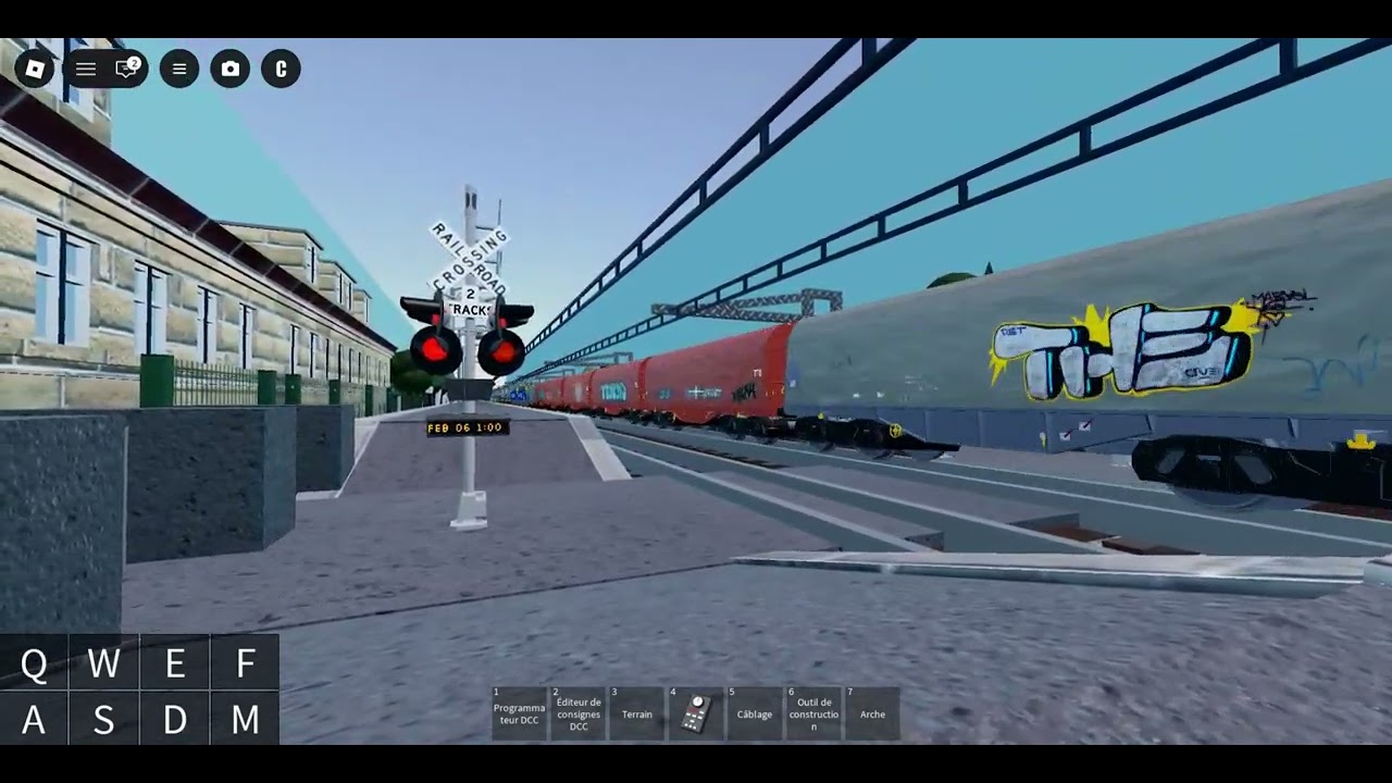 Compiltion de trian sur roscale sandox #train #trainspotting