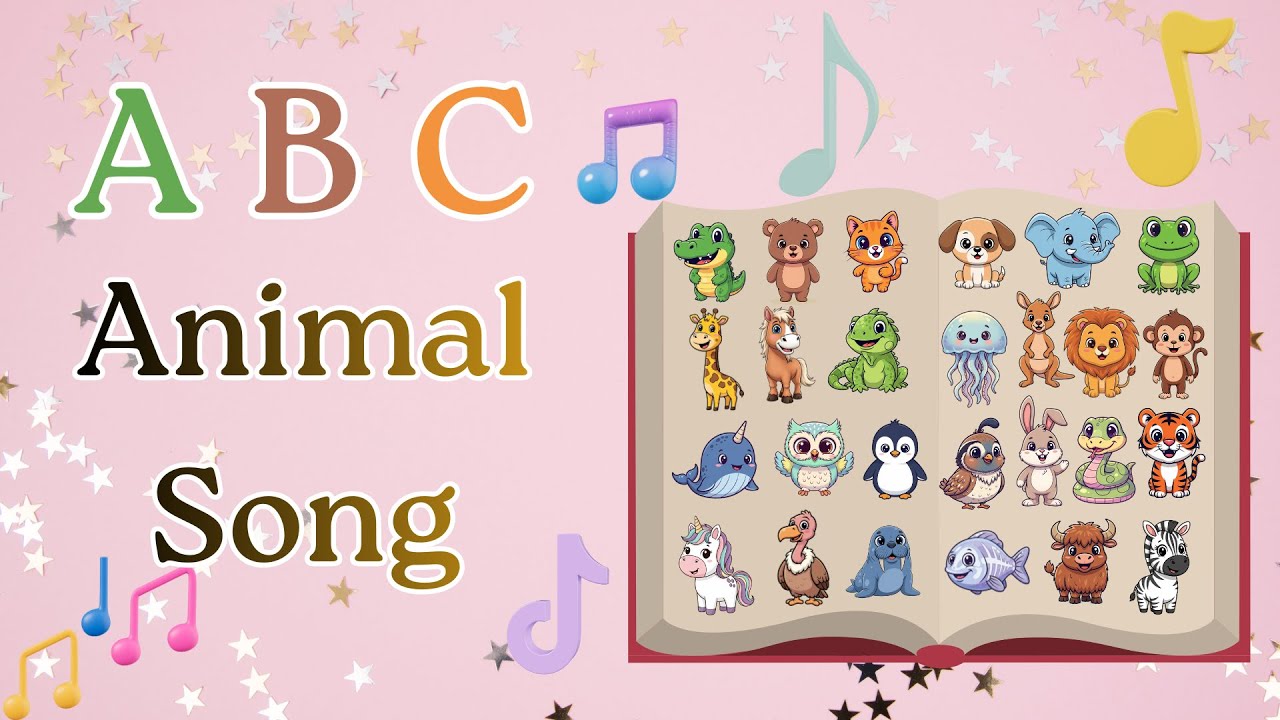 ABC Animal Song for Kids | Learn Alphabet A to Z with Animals | Preschool Learning
