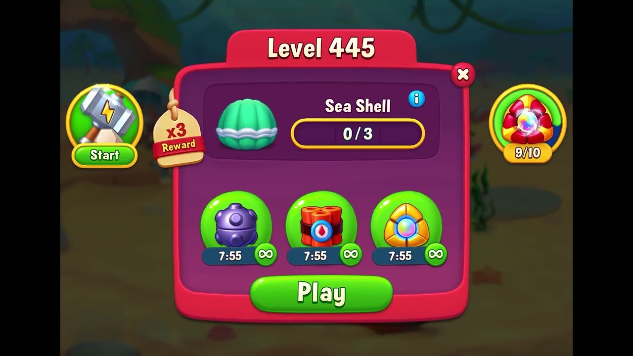 Fish Dome level 445