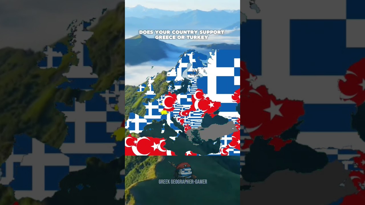 Does your country support Greece or turkey #greece #turkey #europe #history