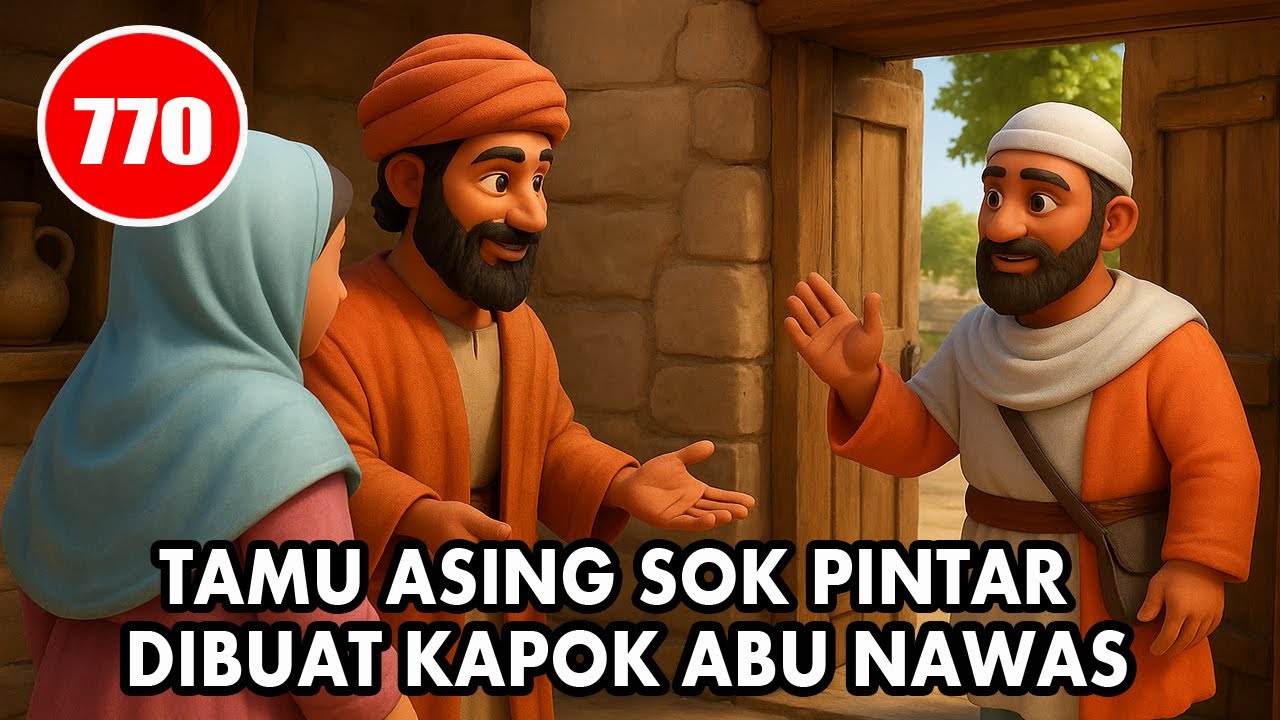 TAMU ASING DIBUAT KAPOK ABU NAWAS DENGAN KOTORAN KUDA - HUMOR SUFI