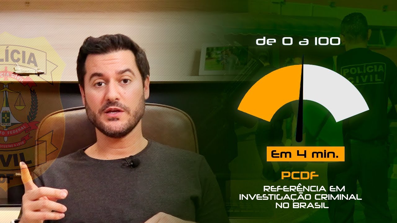 De 0 a 100 em 4 minutos - PCDF: referência em investigação criminal no Brasil