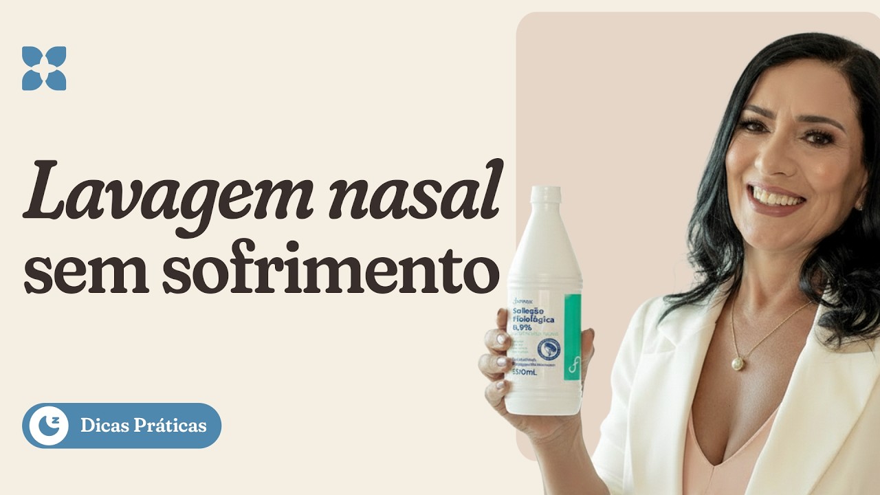 Mãe, como fazer lavagem nasal no bebê sem sofrimento | Dra. Maristela