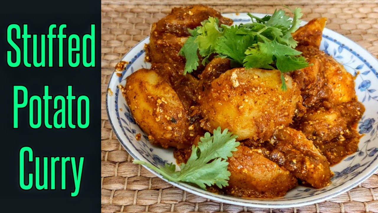 How to make Stuffed Potato Curry Dum Aloo Recipe Bharwa Aloo Masala Aloo Easy way Sabzi Perfect