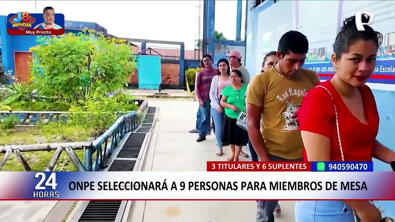 Elecciones 2026: ONPE publicará lista de miembros de mesa este 29 de enero