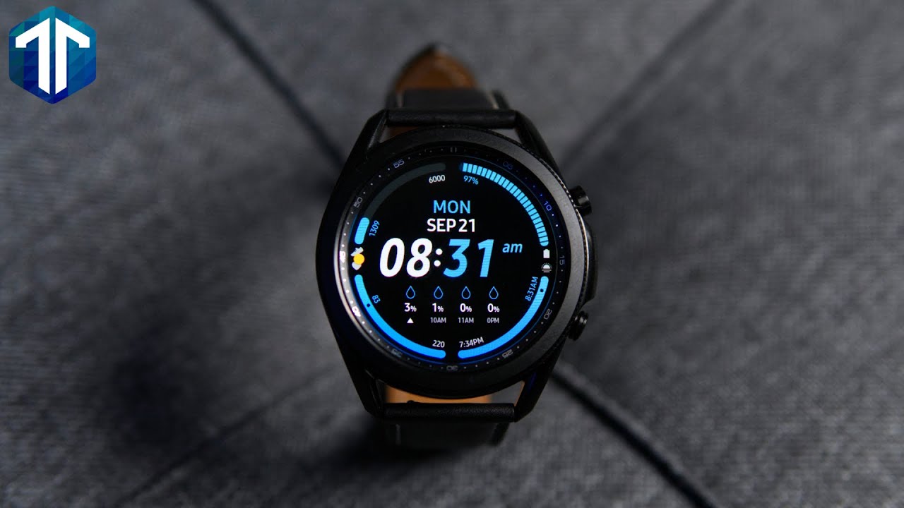 Samsung Galaxy Watch 3 (Mystic Black) 45mm Unboxing & First Look!