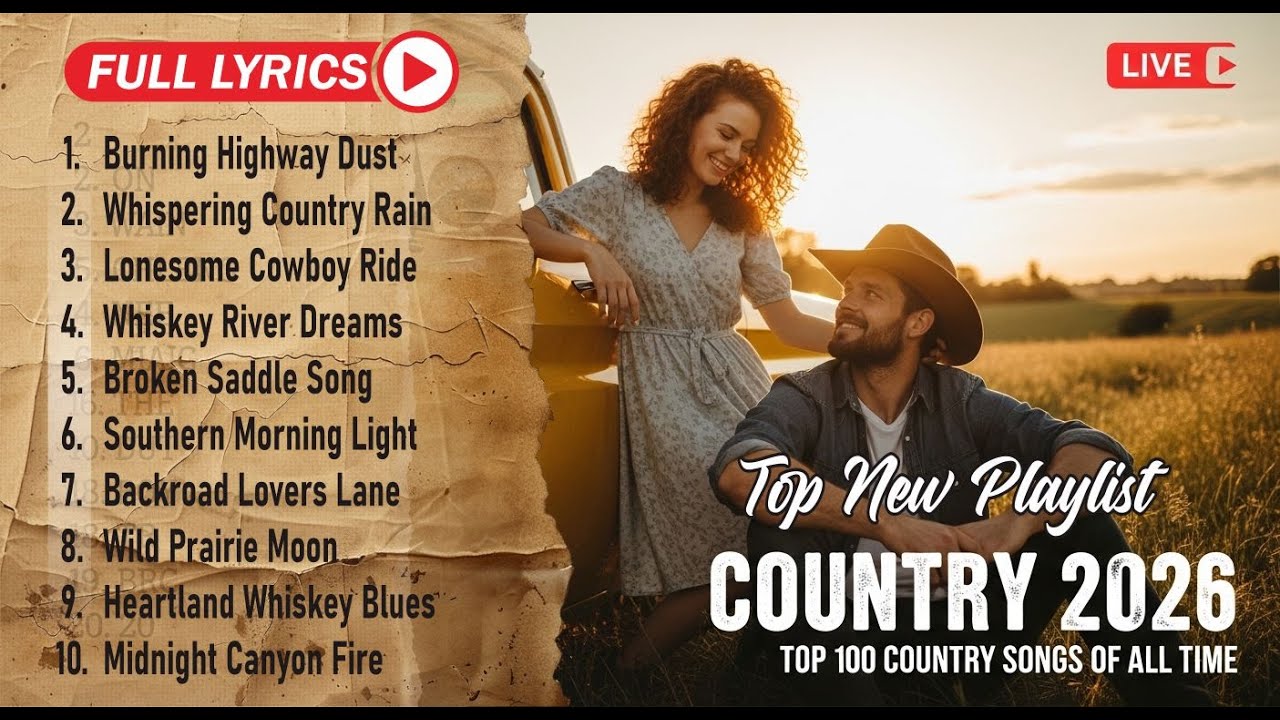Greatest Old Country Music Ever Relaxing Acoustic Country With Lyrics