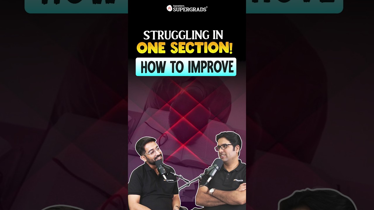 Struggling with a Section in CAT Exam? Here's Tips to Help You Improve 📚| CAT 2024 Strategy #shorts
