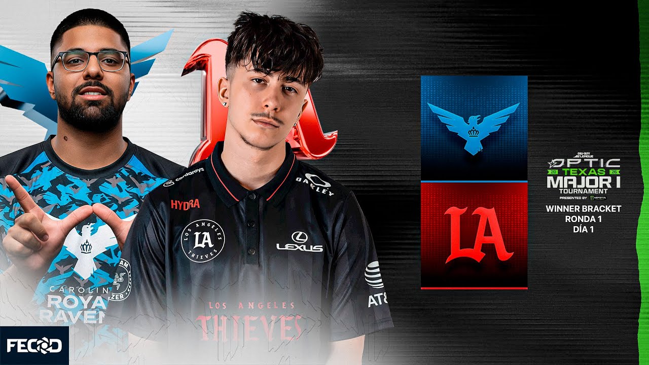 @royalravens 🆚 @LAThieves MAJOR I | R1 WB | DIA 1 WATCHPARTY FECOD