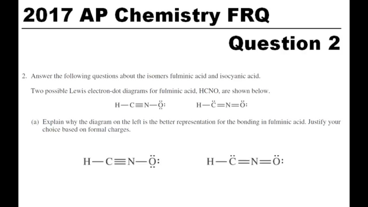 2017 AP Exam FRQ #2