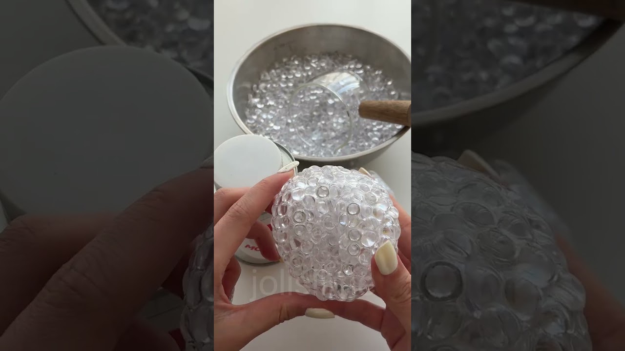 How to Make a Clear Crunchy Bead Stress Ball | Satisfying ASMR Sensory Toy DIY