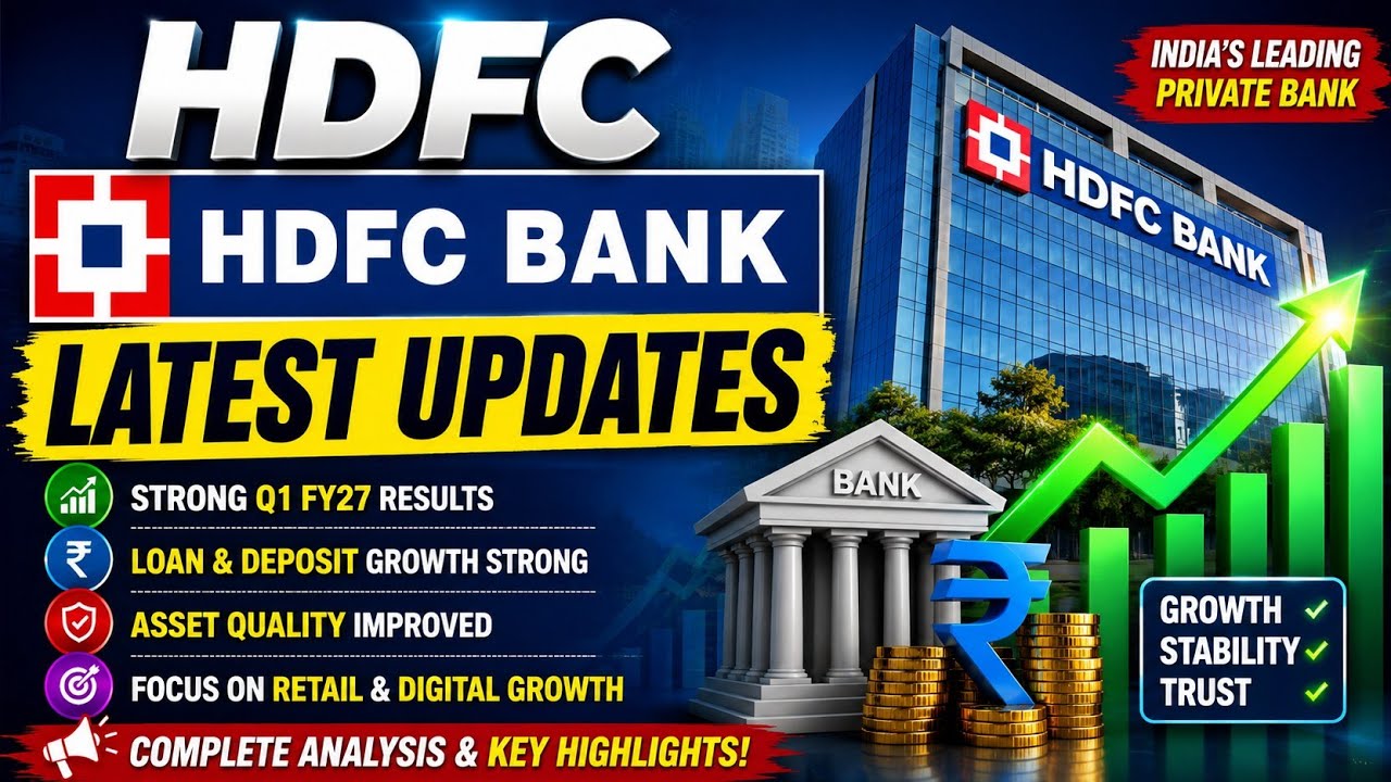 HDFC BANK Stock Latest News ⚫ HDFC Bank Stock News Today ⚫ Stock Market