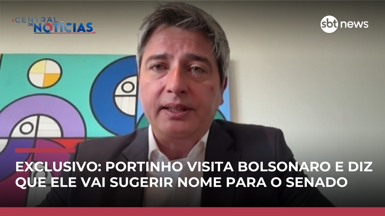 Portinho visita Bolsonaro e diz que ex-presidente vai sugerir nome para o Senado |#CentraldeNotícias
