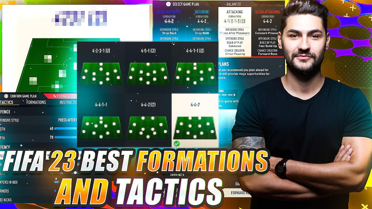 FIFA 23 BEST META FORMATIONS & TACTICS in ULTIMATE TEAM! TOP 4 FORMATIONS TO PICK FOR EVERY GAMEPLAN