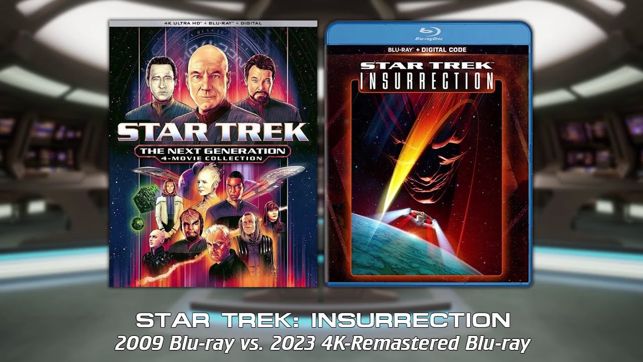 STAR TREK: INSURRECTION — Blu-ray Comparison (2009 vs. 2023)