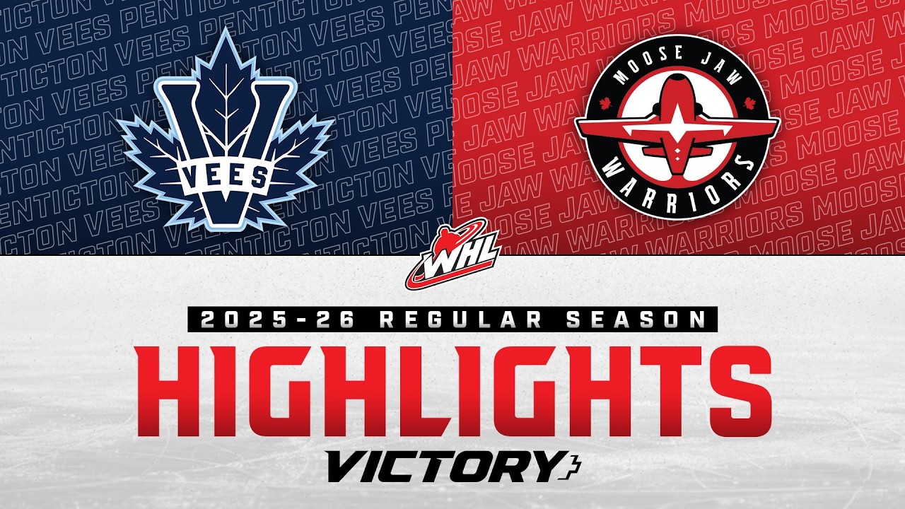 Penticton Vees at Moose Jaw Warriors 02/28 | WHL Highlights 2025-26