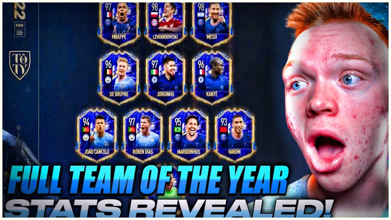 Full FIFA 22 Team of the Year reveal with Ratings!