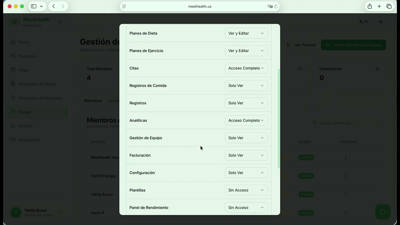 Meethealth Demo Español