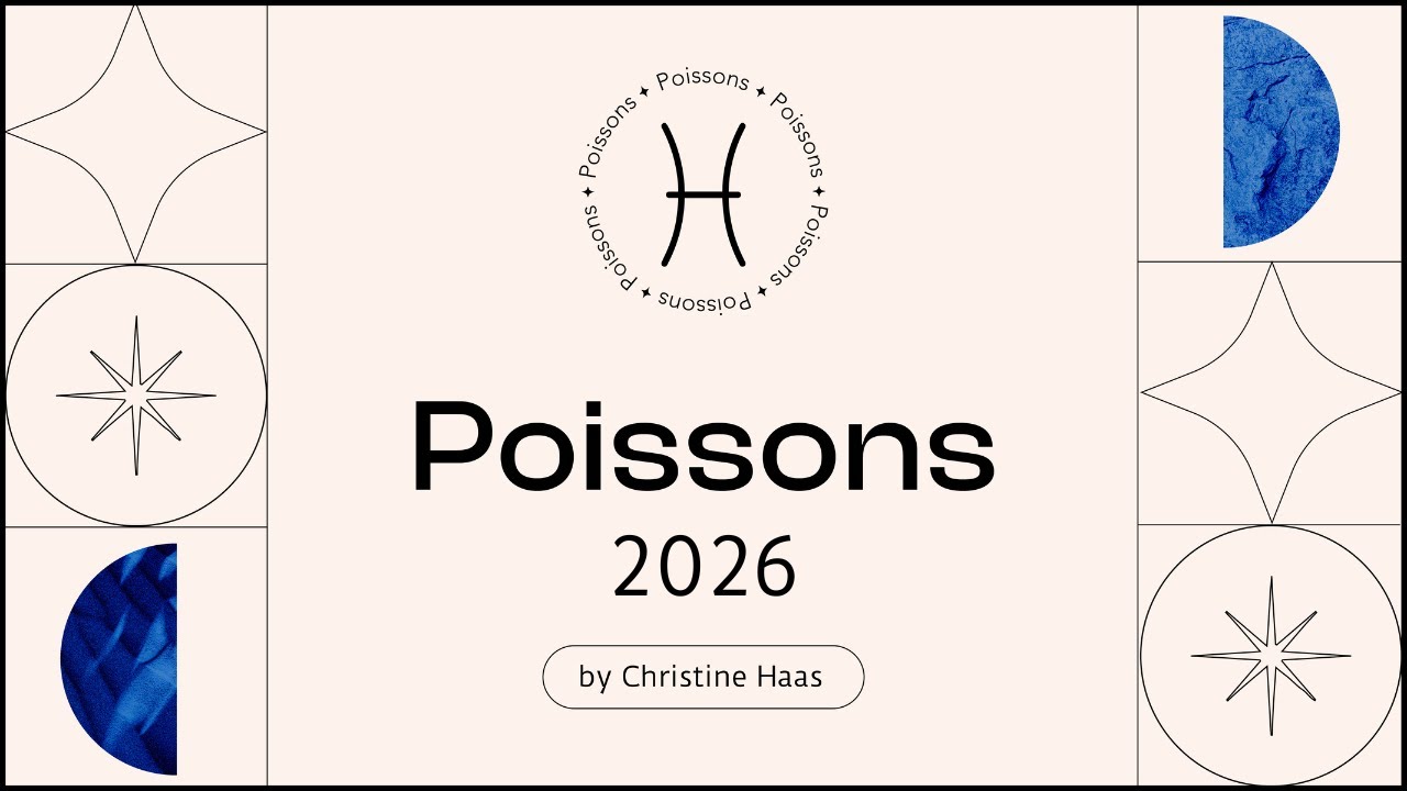 Horoscope Poissons ♓️ 2026 by Christine Haas, astrologue 💫