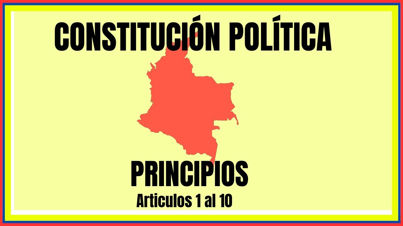 PRINCIPIOS FUNDAMENTALES / Constitución de Colombia / Soberanía / norma de normas / familia.