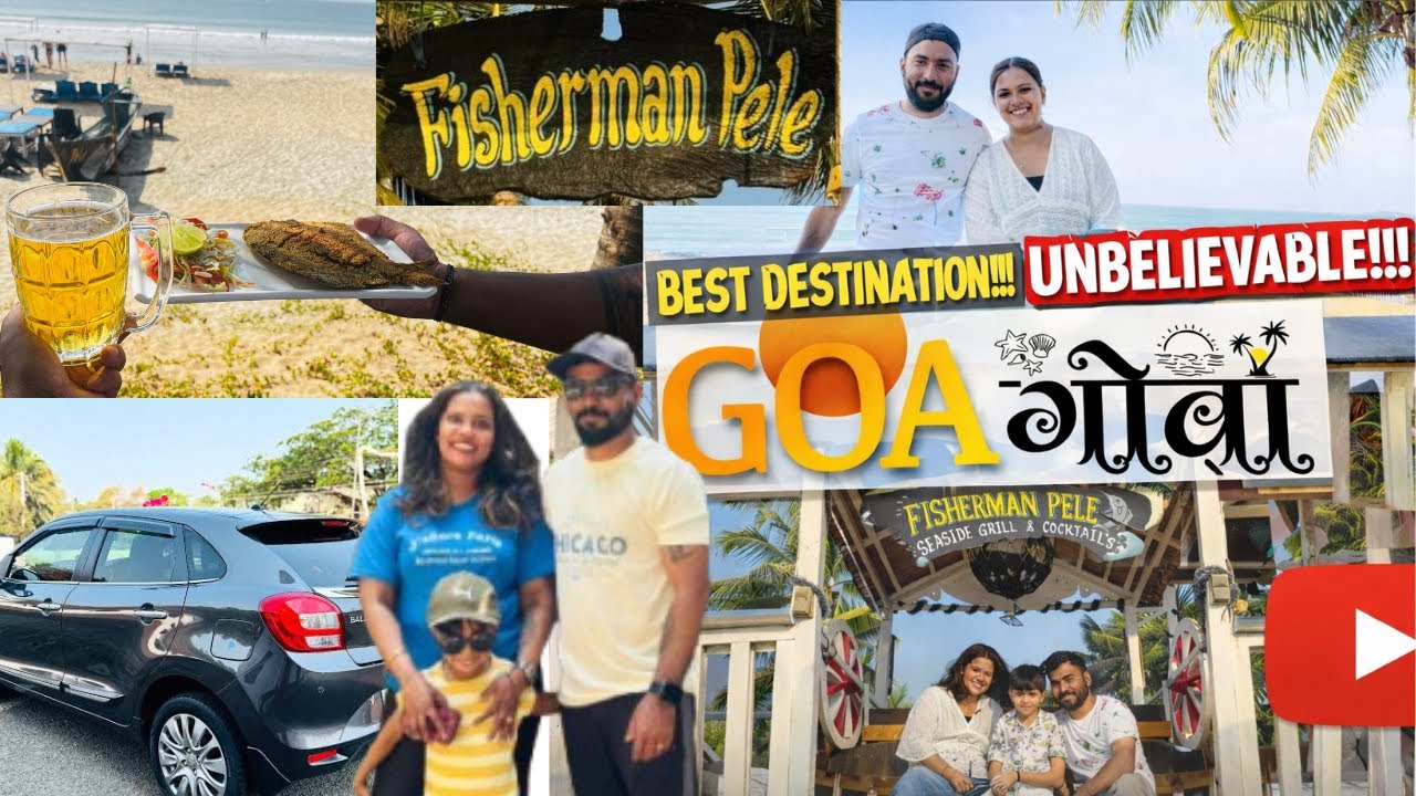 Everyday is a good day | fisherman pele benaulim beach| family mini picnic 🏖️☀️#goa #travel 