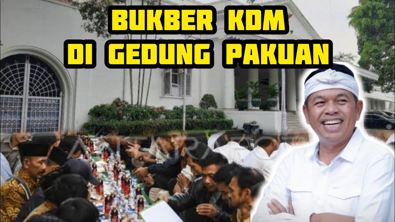 Buka Bersama KDM Di Gedung Pakuan Bandung