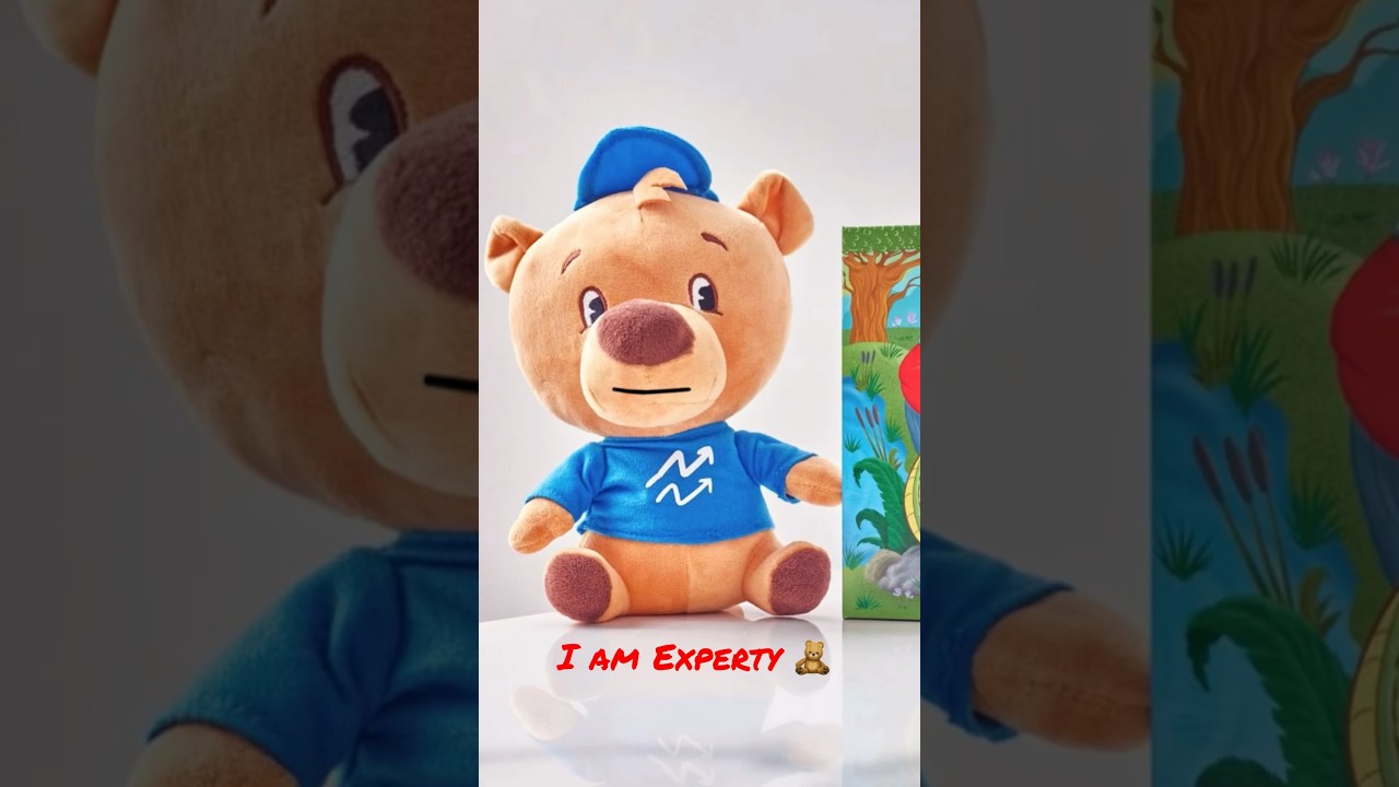 Experty The Bear 🧸🫶 #experty #kids #teddybear #animation #plushie #adventure #children #kidsstory