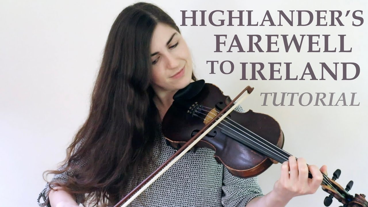 How to play HIGHLANDER'S FAREWELL TO IRELAND ✨ Scottish strathspey ✨ Fiddle lesson