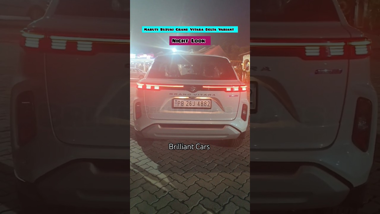 New Maruti Suzuki Grand Vitara Delta Variant Night Look 🔥🔥.#shorts  #marutisuzukigrandvitara