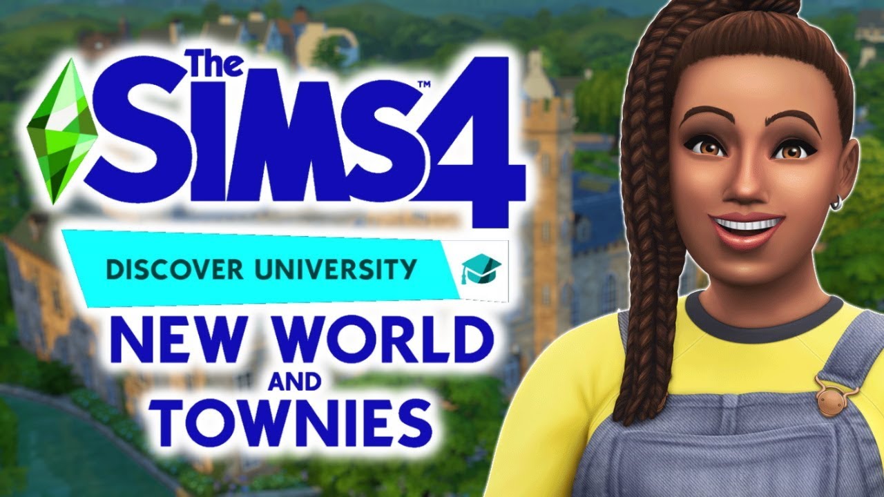 Sims 4 Discover University | New World and Townies