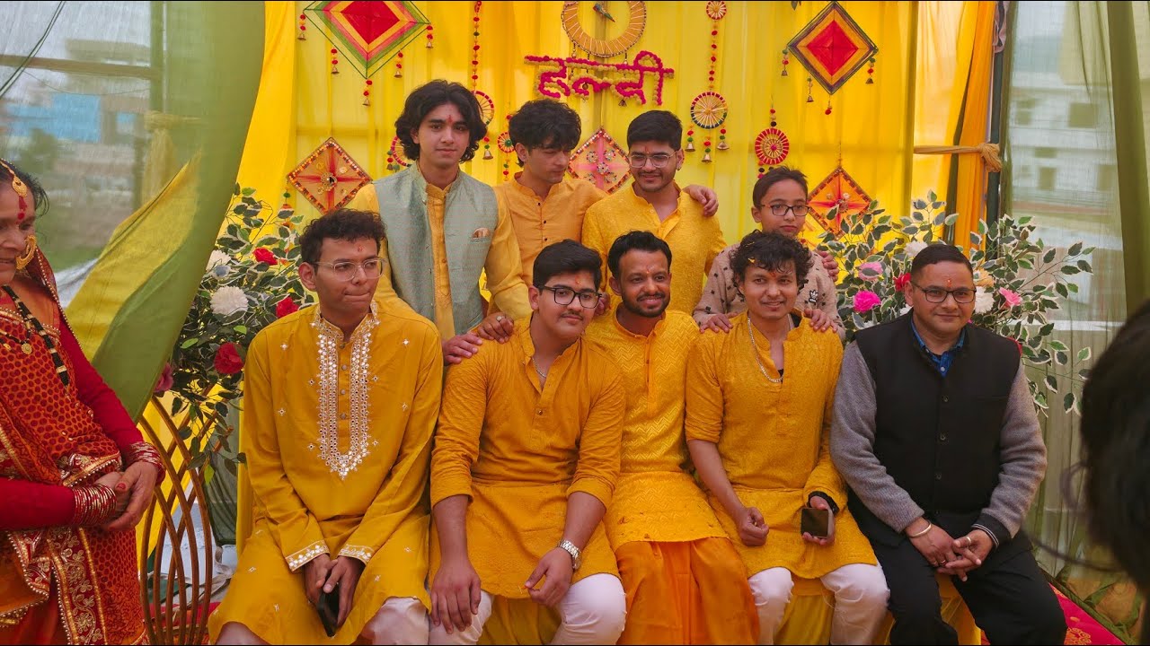 भैया की शादी की हल्दी के दिन मे किये बहुत मजे😄💛💃 Haldi Ceremony Vlog [Part-1] ❤️😎