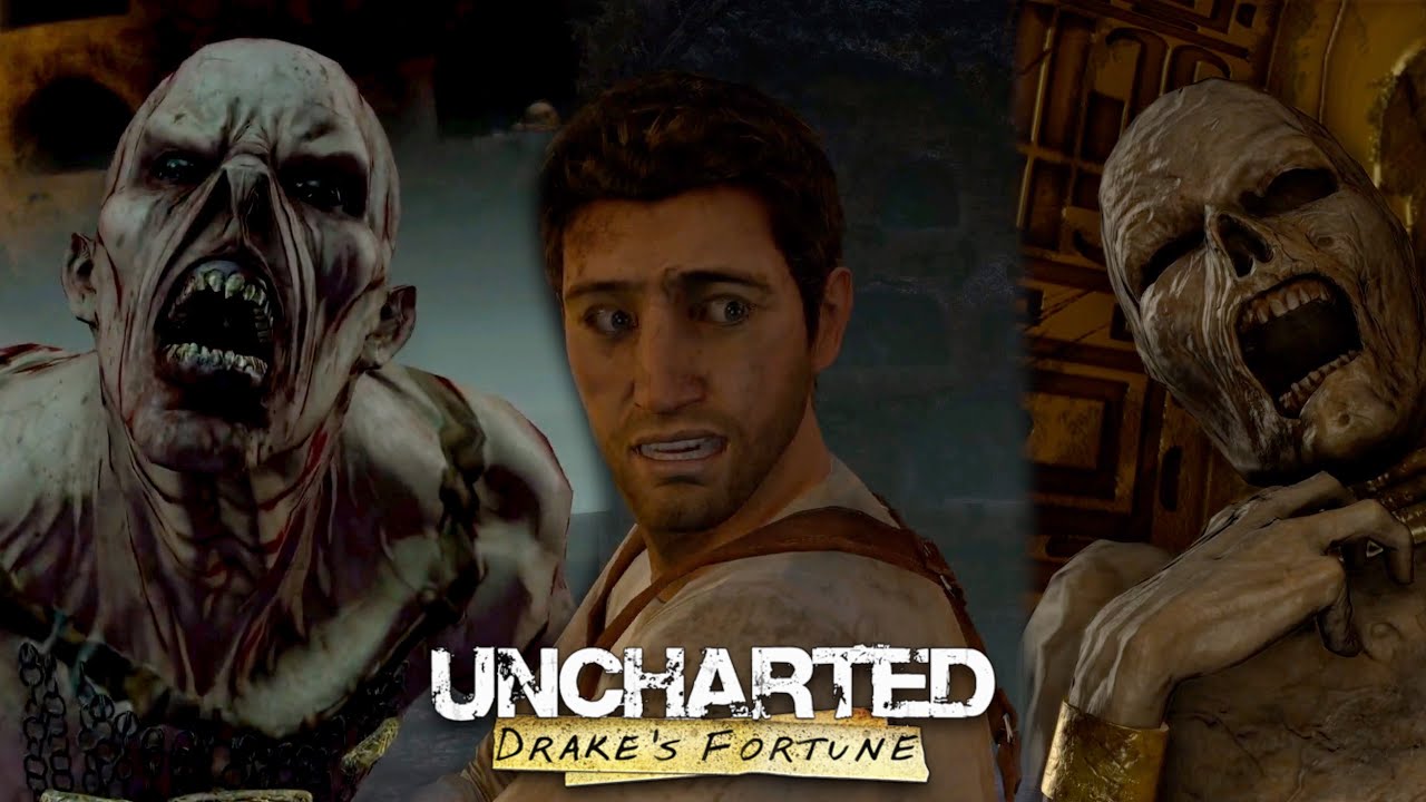 Проклятие Эльдорадо | Uncharted Drake's Fortune — Все встречи с потомками (зомби)