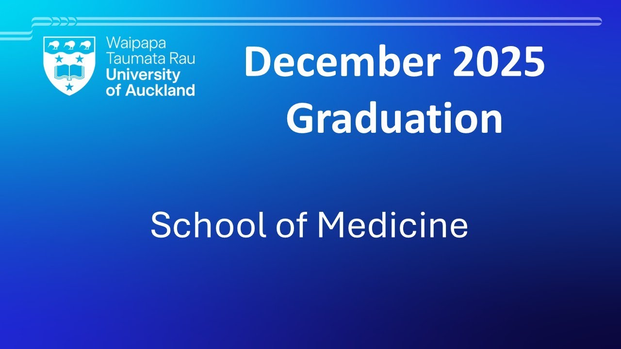 December 2025 Graduation - School of Medicine