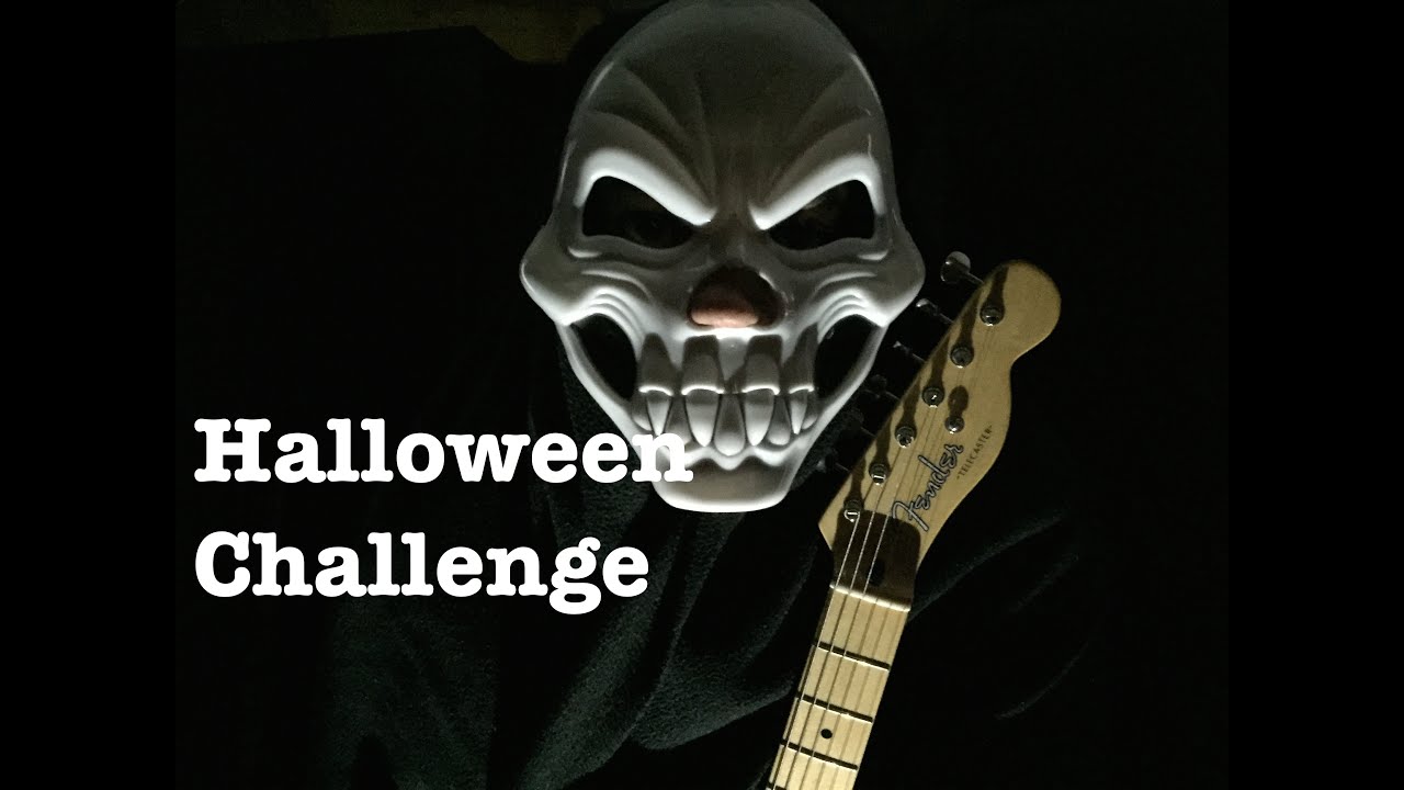 Scary Halloween Music Guitar Challenge Creepy JS Bach Toccata and Fugue